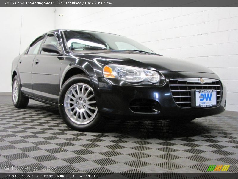 Brilliant Black / Dark Slate Gray 2006 Chrysler Sebring Sedan