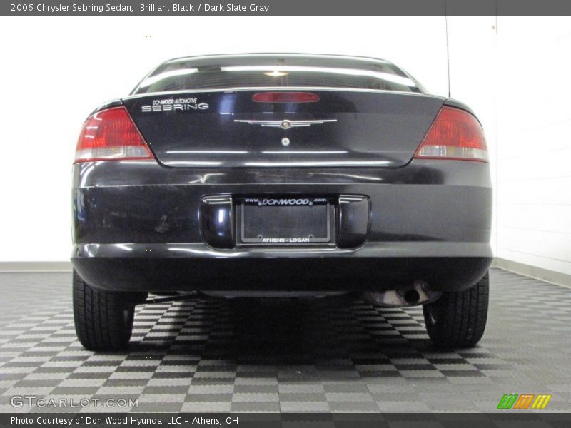 Brilliant Black / Dark Slate Gray 2006 Chrysler Sebring Sedan