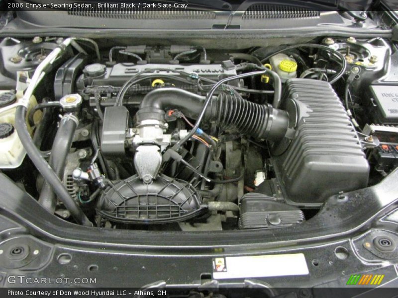 Brilliant Black / Dark Slate Gray 2006 Chrysler Sebring Sedan
