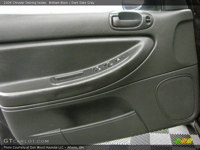 Brilliant Black / Dark Slate Gray 2006 Chrysler Sebring Sedan