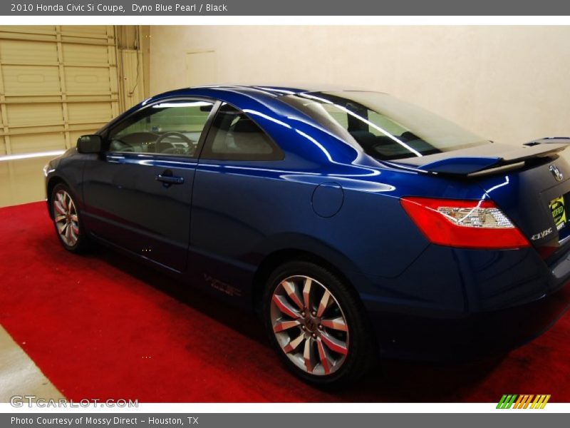 Dyno Blue Pearl / Black 2010 Honda Civic Si Coupe