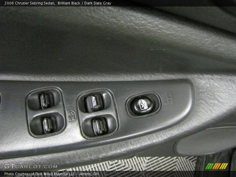 Brilliant Black / Dark Slate Gray 2006 Chrysler Sebring Sedan
