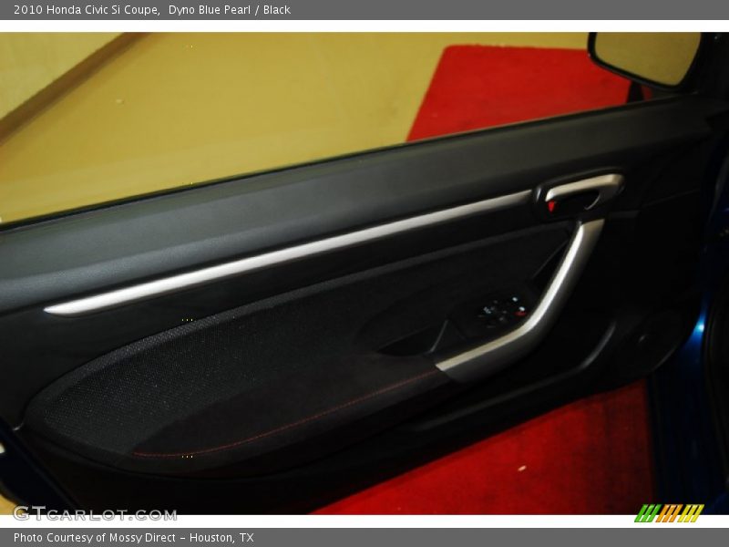 Dyno Blue Pearl / Black 2010 Honda Civic Si Coupe