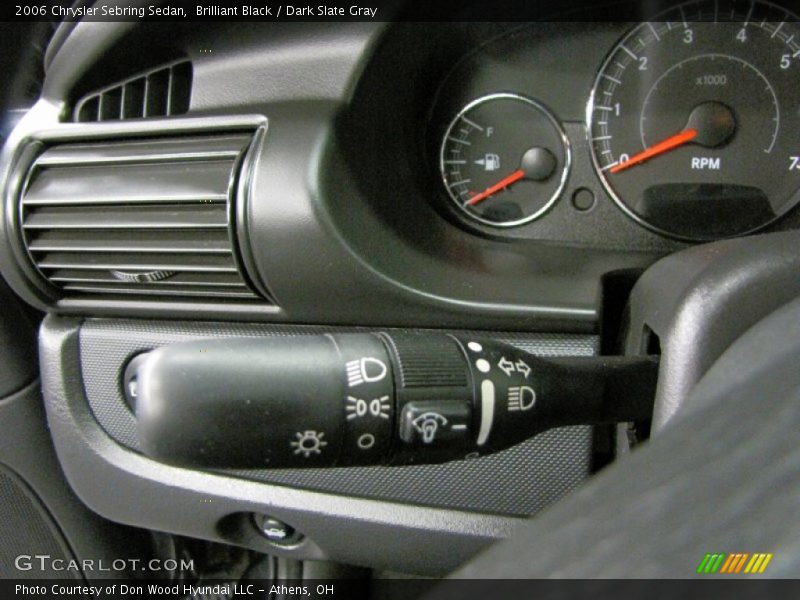 Brilliant Black / Dark Slate Gray 2006 Chrysler Sebring Sedan