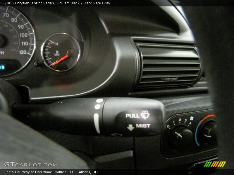 Brilliant Black / Dark Slate Gray 2006 Chrysler Sebring Sedan