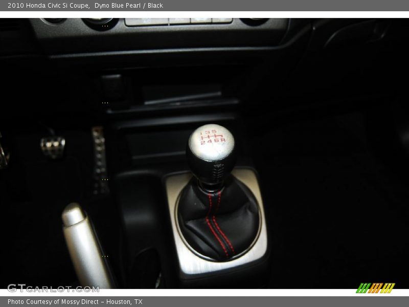 Dyno Blue Pearl / Black 2010 Honda Civic Si Coupe