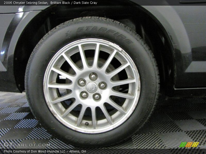 Brilliant Black / Dark Slate Gray 2006 Chrysler Sebring Sedan
