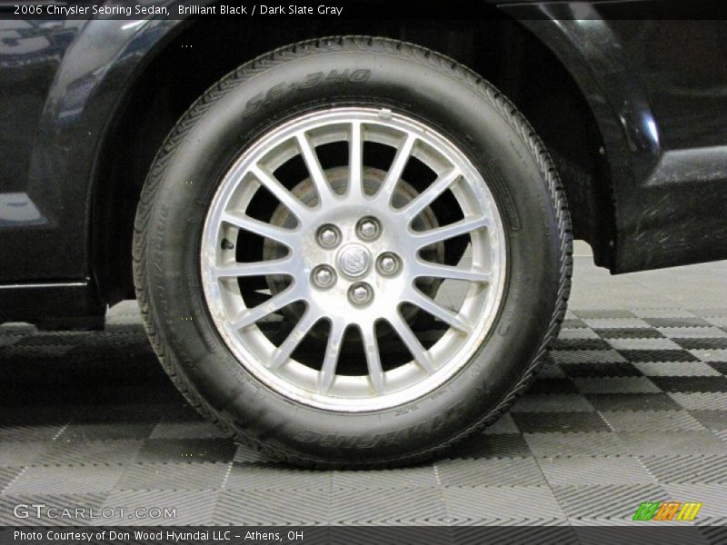 Brilliant Black / Dark Slate Gray 2006 Chrysler Sebring Sedan