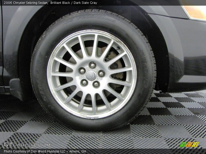 Brilliant Black / Dark Slate Gray 2006 Chrysler Sebring Sedan
