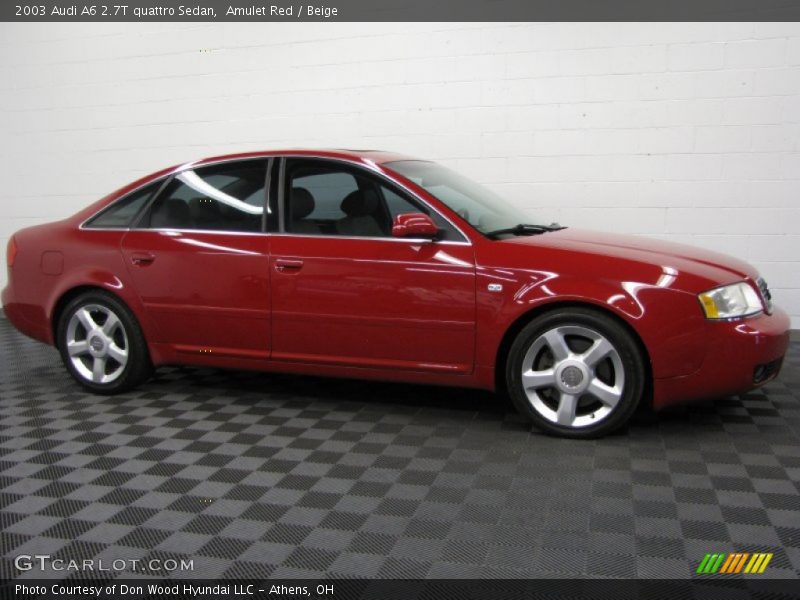 Amulet Red / Beige 2003 Audi A6 2.7T quattro Sedan