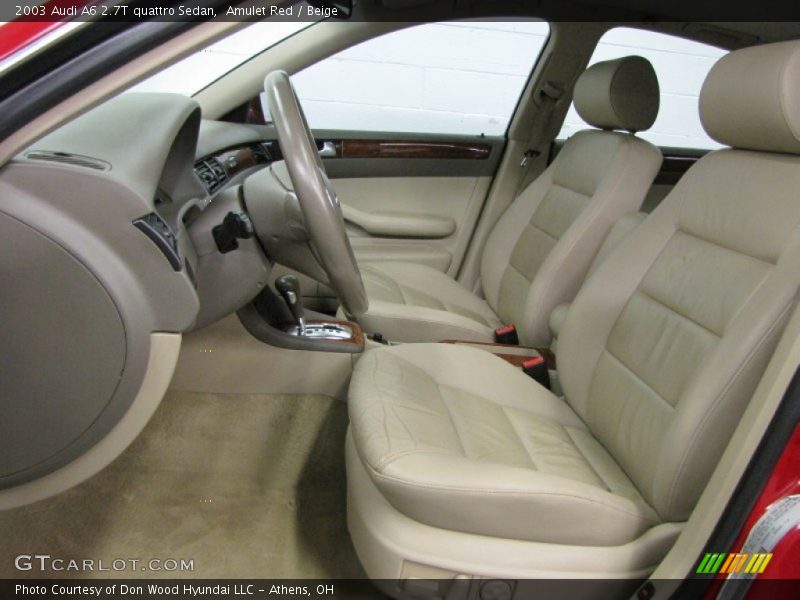 Amulet Red / Beige 2003 Audi A6 2.7T quattro Sedan