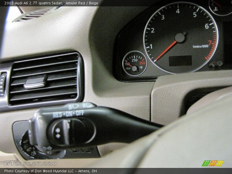 Amulet Red / Beige 2003 Audi A6 2.7T quattro Sedan