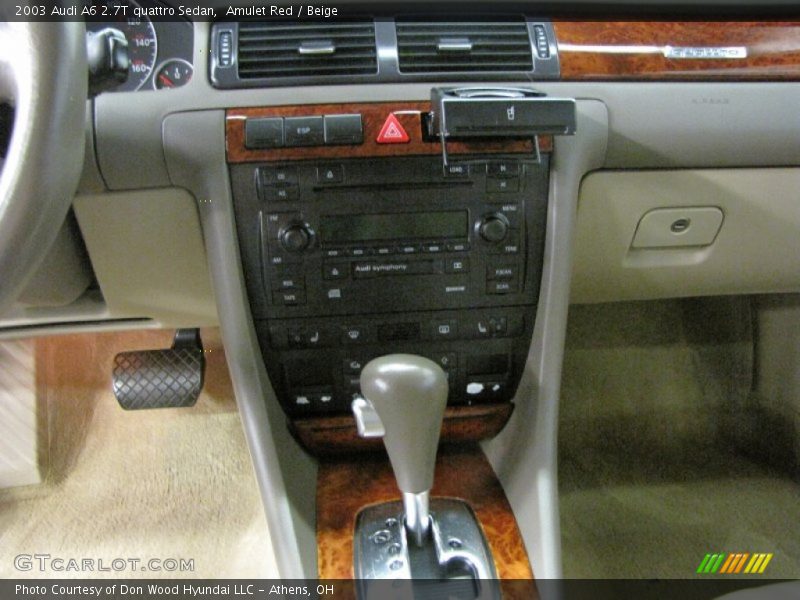 Amulet Red / Beige 2003 Audi A6 2.7T quattro Sedan