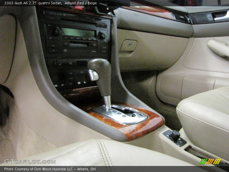 Amulet Red / Beige 2003 Audi A6 2.7T quattro Sedan