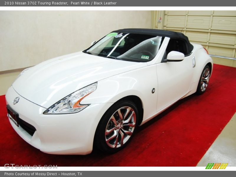 Pearl White / Black Leather 2010 Nissan 370Z Touring Roadster