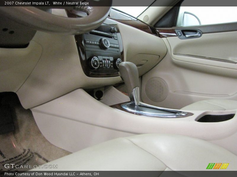 White / Neutral Beige 2007 Chevrolet Impala LT