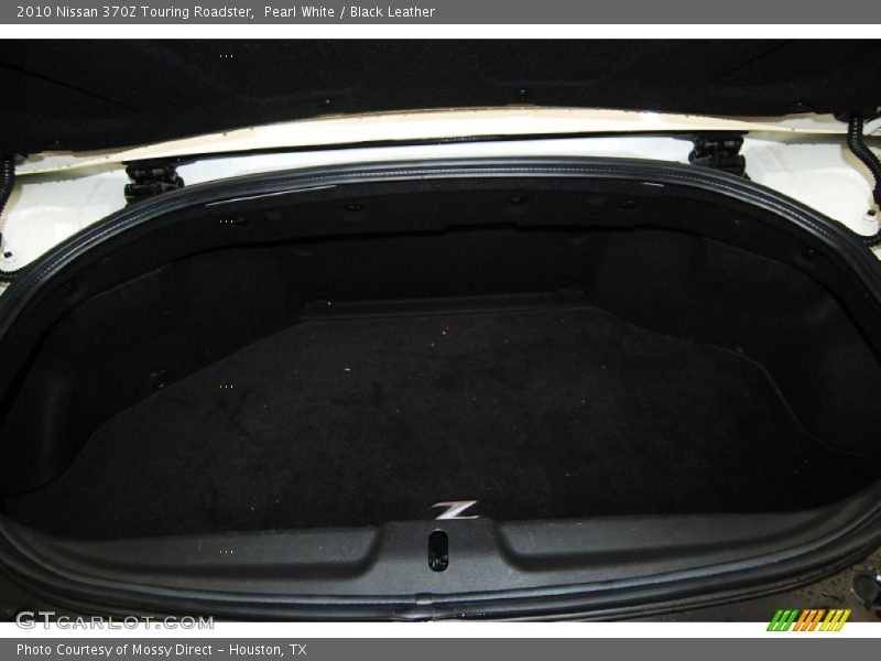 Pearl White / Black Leather 2010 Nissan 370Z Touring Roadster