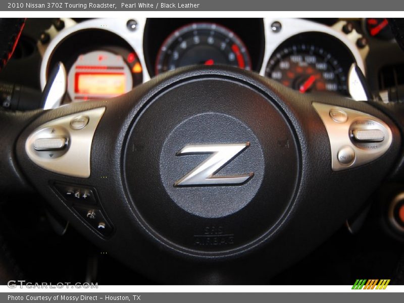 Pearl White / Black Leather 2010 Nissan 370Z Touring Roadster