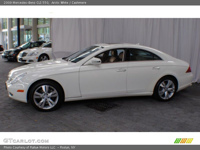 Arctic White / Cashmere 2009 Mercedes-Benz CLS 550