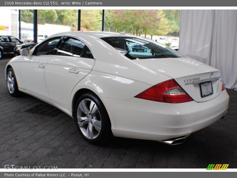 Arctic White / Cashmere 2009 Mercedes-Benz CLS 550