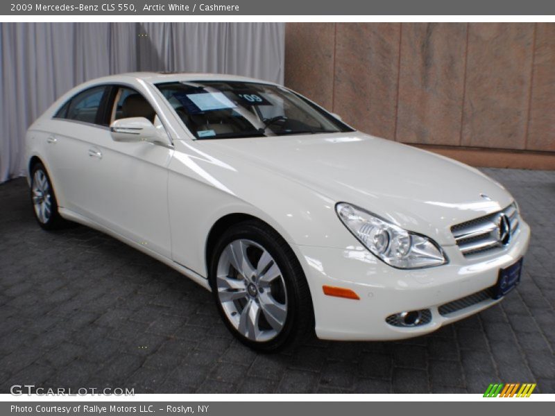 Arctic White / Cashmere 2009 Mercedes-Benz CLS 550