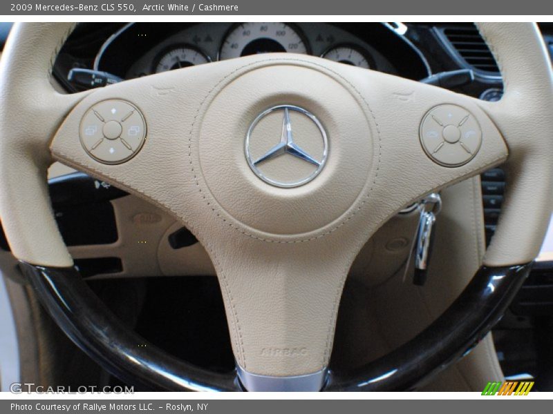 Arctic White / Cashmere 2009 Mercedes-Benz CLS 550