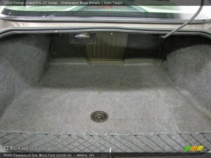 Champagne Beige Metallic / Dark Taupe 2000 Pontiac Grand Prix GT Sedan
