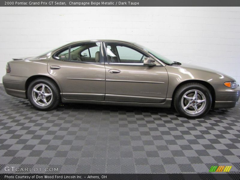 Champagne Beige Metallic / Dark Taupe 2000 Pontiac Grand Prix GT Sedan