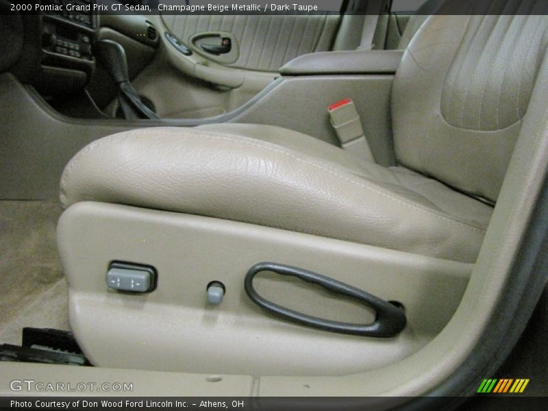 Champagne Beige Metallic / Dark Taupe 2000 Pontiac Grand Prix GT Sedan