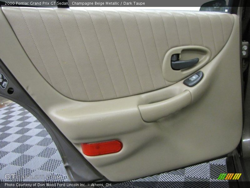 Champagne Beige Metallic / Dark Taupe 2000 Pontiac Grand Prix GT Sedan