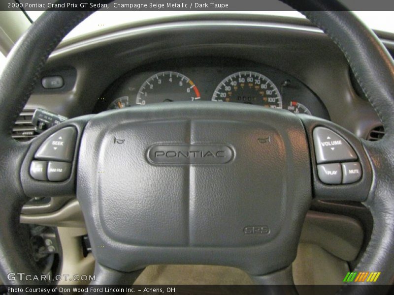Champagne Beige Metallic / Dark Taupe 2000 Pontiac Grand Prix GT Sedan
