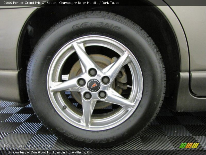 Champagne Beige Metallic / Dark Taupe 2000 Pontiac Grand Prix GT Sedan