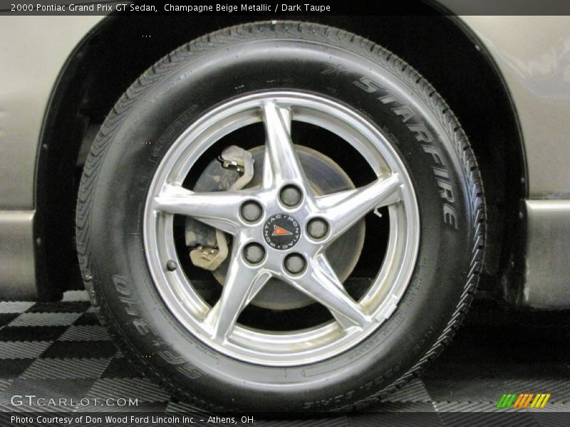 Champagne Beige Metallic / Dark Taupe 2000 Pontiac Grand Prix GT Sedan