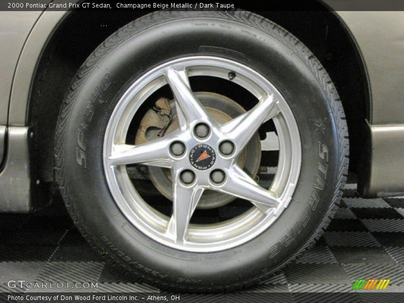 Champagne Beige Metallic / Dark Taupe 2000 Pontiac Grand Prix GT Sedan