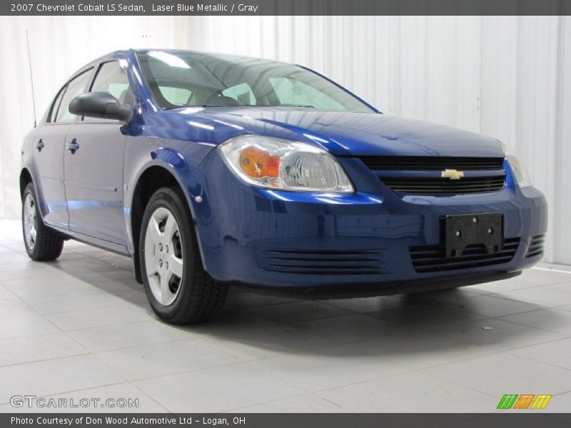 Laser Blue Metallic / Gray 2007 Chevrolet Cobalt LS Sedan