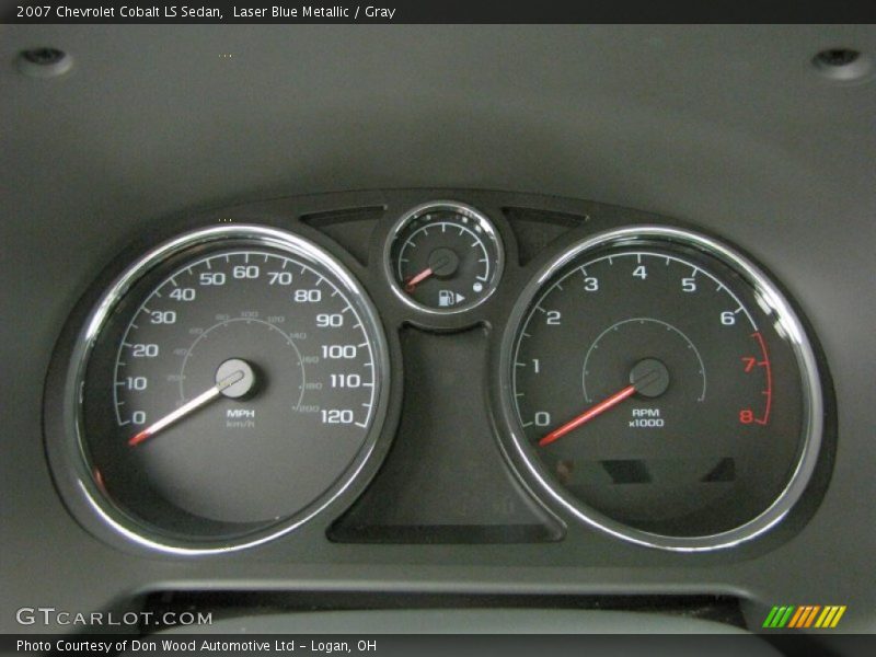 Laser Blue Metallic / Gray 2007 Chevrolet Cobalt LS Sedan