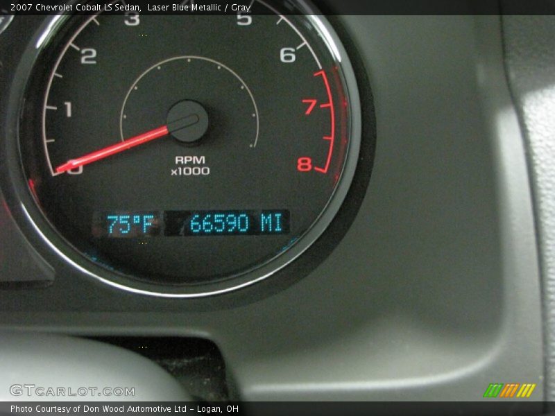 Laser Blue Metallic / Gray 2007 Chevrolet Cobalt LS Sedan