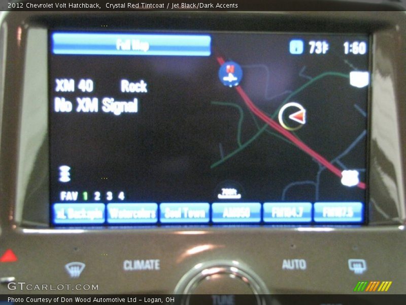 Navigation of 2012 Volt Hatchback