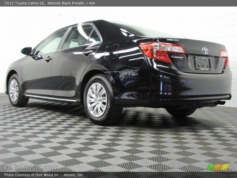 Attitude Black Metallic / Ash 2012 Toyota Camry LE