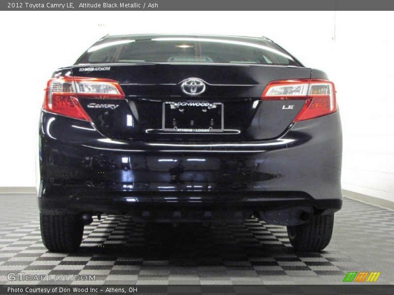 Attitude Black Metallic / Ash 2012 Toyota Camry LE