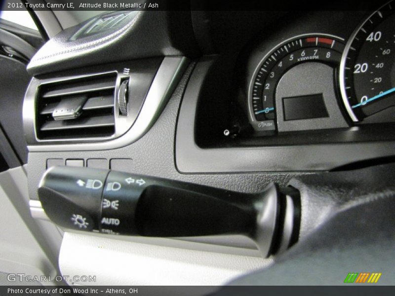 Attitude Black Metallic / Ash 2012 Toyota Camry LE