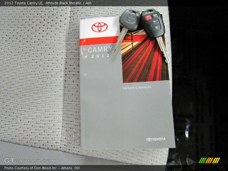Attitude Black Metallic / Ash 2012 Toyota Camry LE