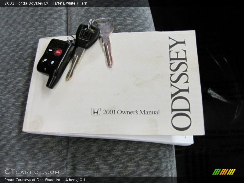 Taffeta White / Fern 2001 Honda Odyssey LX