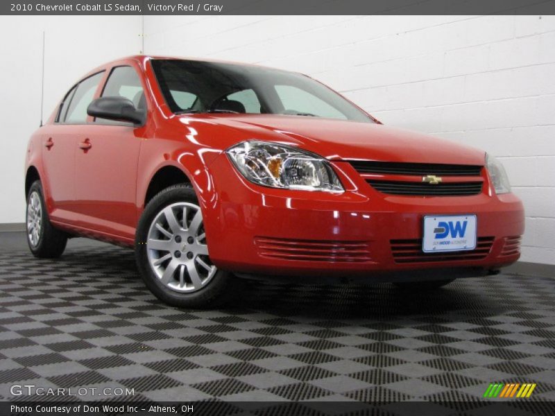 Victory Red / Gray 2010 Chevrolet Cobalt LS Sedan