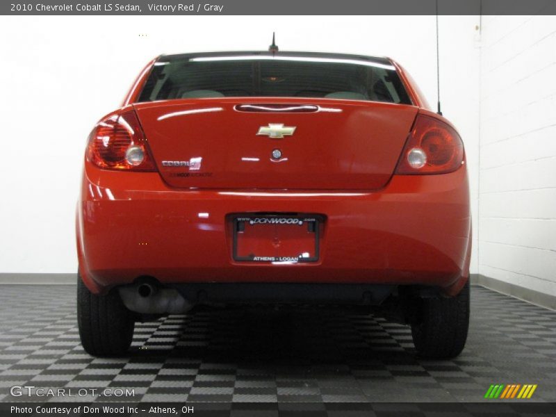 Victory Red / Gray 2010 Chevrolet Cobalt LS Sedan