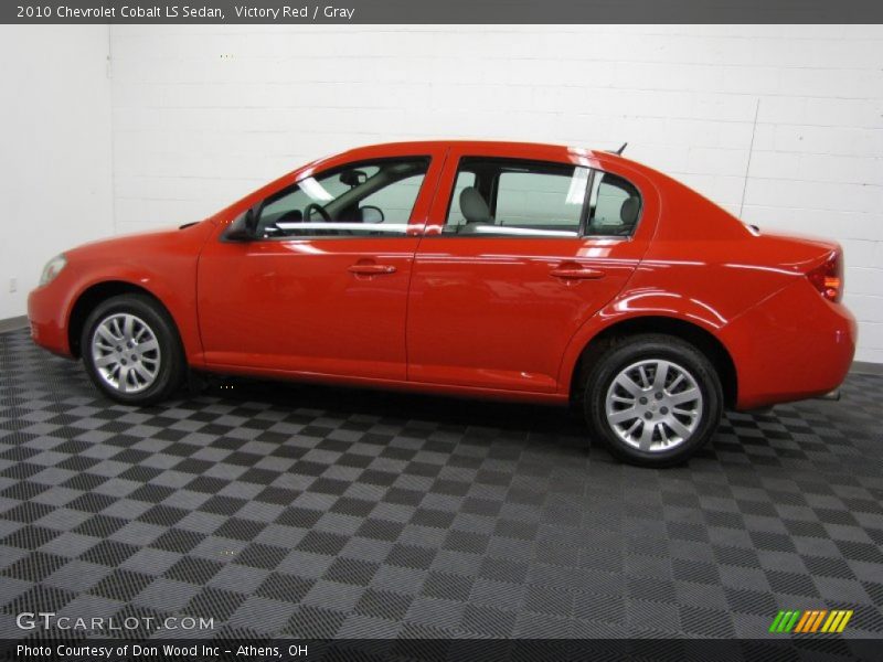 Victory Red / Gray 2010 Chevrolet Cobalt LS Sedan