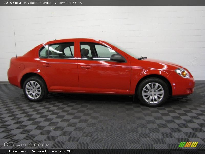 Victory Red / Gray 2010 Chevrolet Cobalt LS Sedan