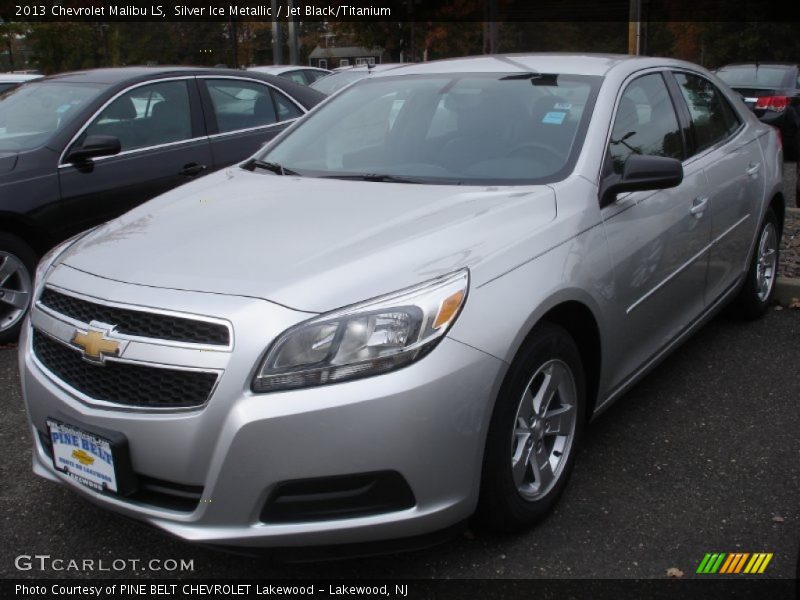 Silver Ice Metallic / Jet Black/Titanium 2013 Chevrolet Malibu LS