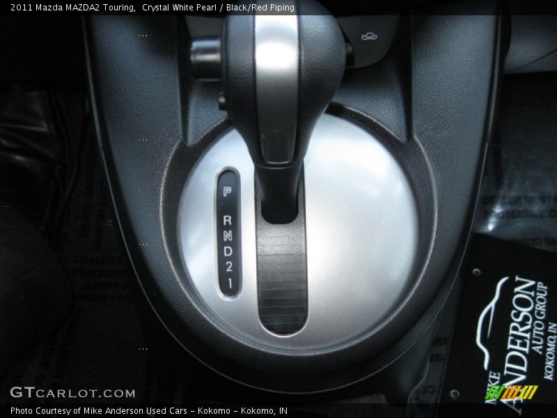 Crystal White Pearl / Black/Red Piping 2011 Mazda MAZDA2 Touring