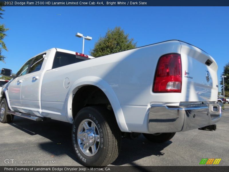 Bright White / Dark Slate 2012 Dodge Ram 2500 HD Laramie Limited Crew Cab 4x4